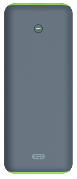Універсальна мобільна батарея ERGO LI-S90 20000mAh Rubber Grey в Києві