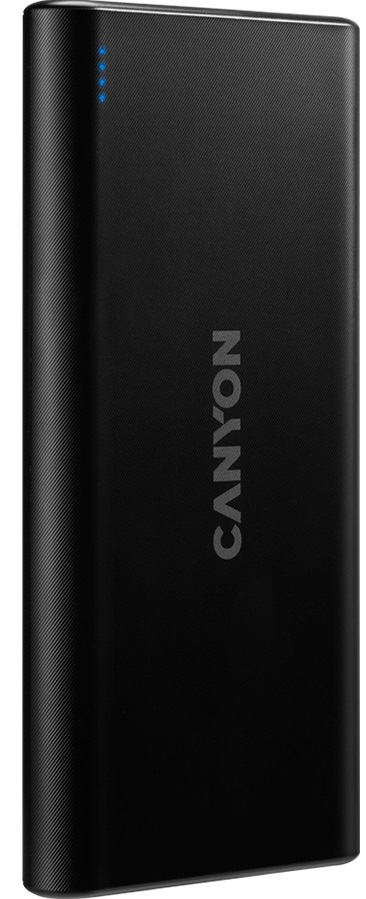 Універсальна мобільна батарея CANYON PB-106 10000mAh Black (CNE-CPB1006B) · 2