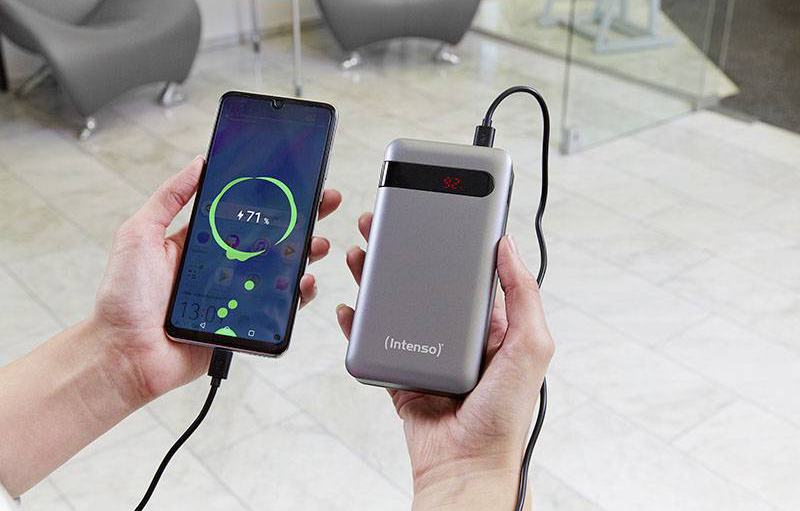 Універсальна мобільна батарея INTENSO PD20000 20000mAh Grey (PB930227) · 3