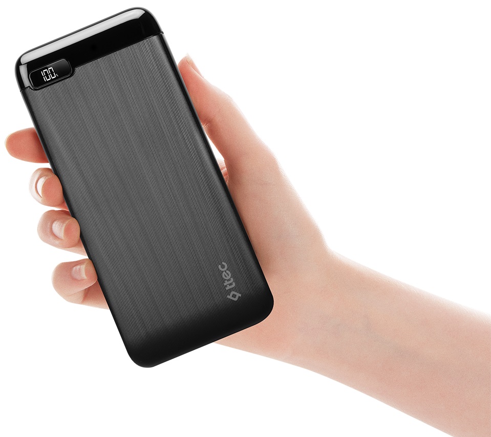 Універсальна мобільна батарея TTEC PowerSlim LCD 20000mAh Black (2BB184S) · 6