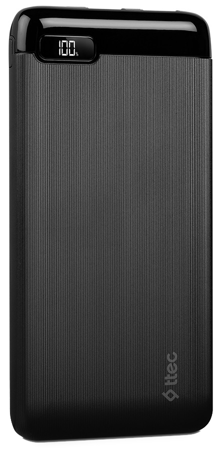 Універсальна мобільна батарея TTEC PowerSlim LCD 20000mAh Black (2BB184S) · 2