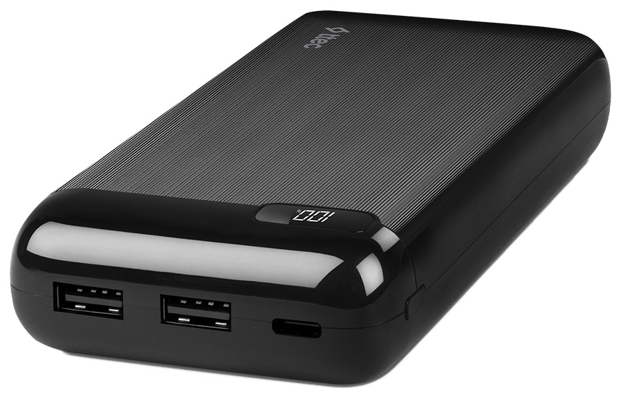Універсальна мобільна батарея TTEC PowerSlim LCD 20000mAh Black (2BB184S) · 4