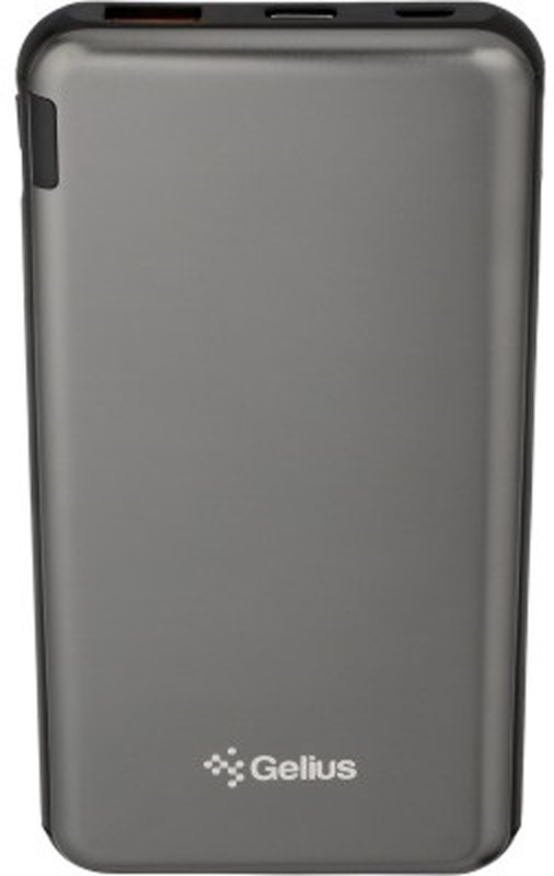 Универсальная мобильная батарея GELIUS Ultra Thin Steel GP-PB10-210 10000mAh Grey (82619) в Киеве