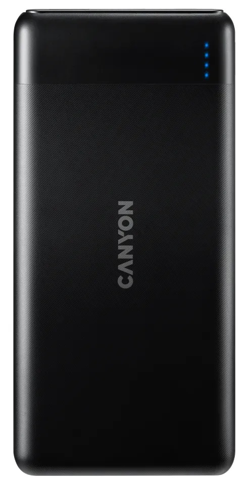 Універсальна мобільна батарея CANYON PB-109 10000mAh PD 18W QC 3.0 20W Black (CNE-CPB1009B) в Києві