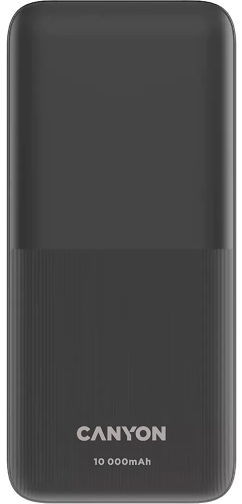 Універсальна мобільна батарея CANYON PB-1010 10000mAh PD QC 3.0 Black (CNE-CPB1010B) в Києві