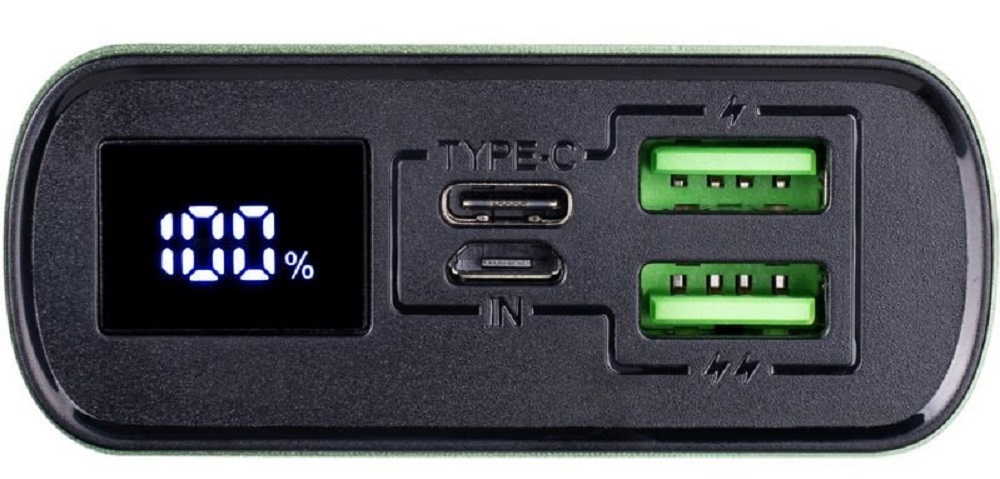 Універсальна мобільна батарея GELIUS GP-PB300i 20000mAh 22.5W Green (99033) · 5