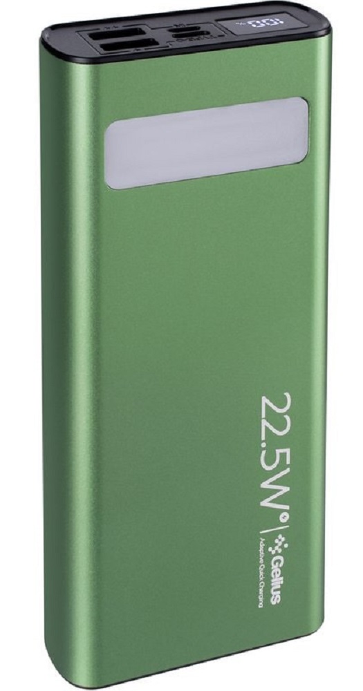 Універсальна мобільна батарея GELIUS GP-PB300i 20000mAh 22.5W Green (99033) · 3
