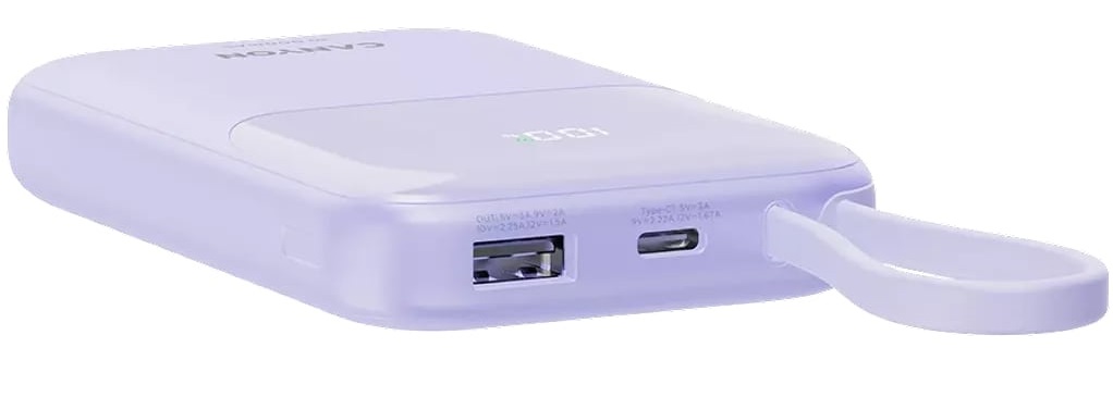 Батарея мобільна CANYON OnPower 101 10000 mAh Purple (CNS-CPB101PU) · 4