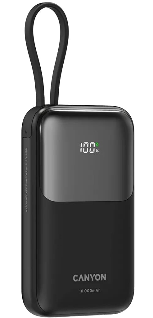 Батарея мобільна CANYON OnPower 101 10000 mAh Black (CNS-CPB101BK) · 2