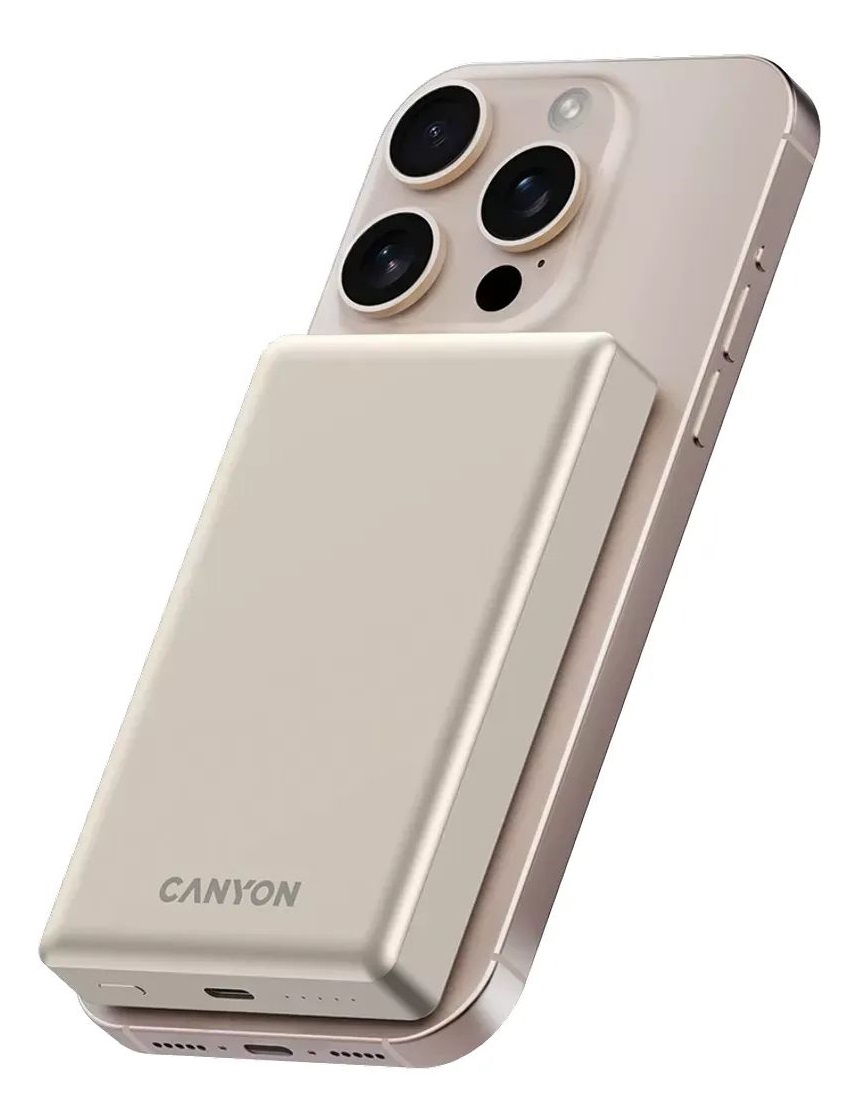 Батарея мобільна CANYON OnPower 510 10000 mAh Beige (CNS-CPB510BE) · 6