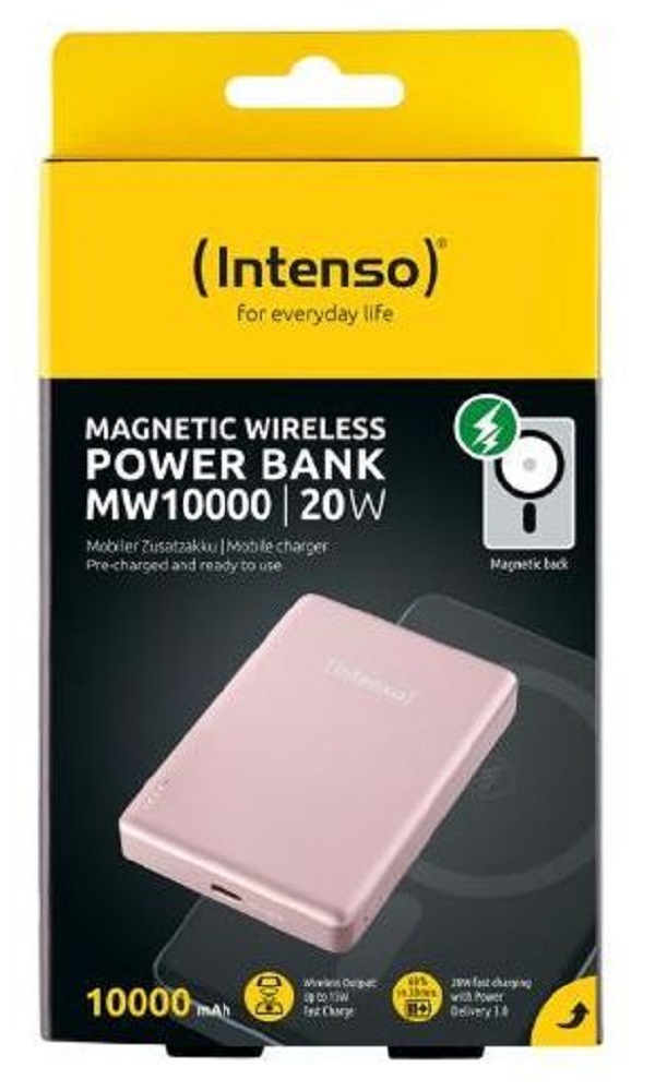 Батарея мобільна INTENSO MW10000 10000mAh 20W Magnetic rose (7344033) · 4