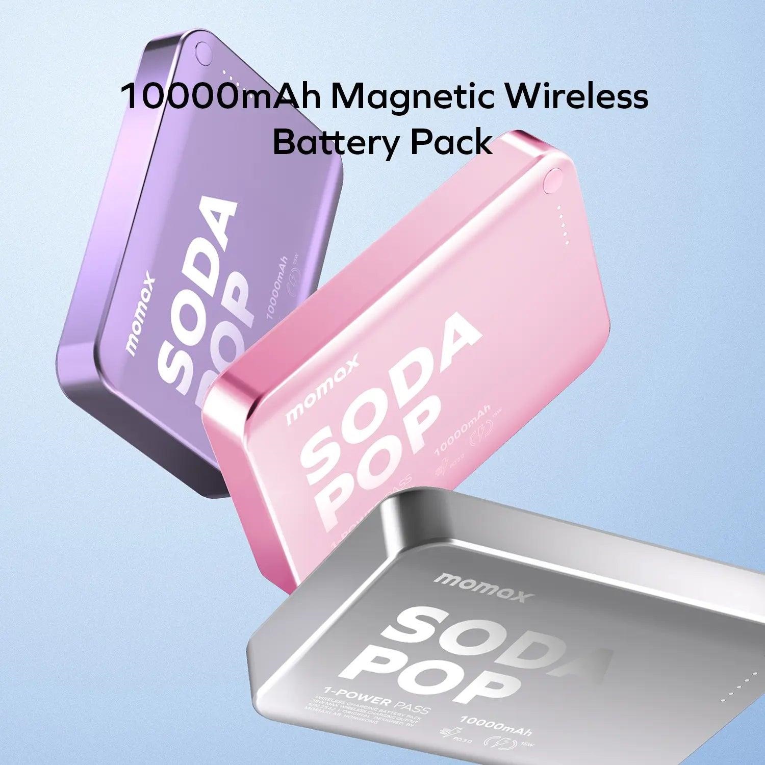 Батарея мобільна MOMAX 1-Power Pass 10000mAh 20W Purple (IP166U) · 4