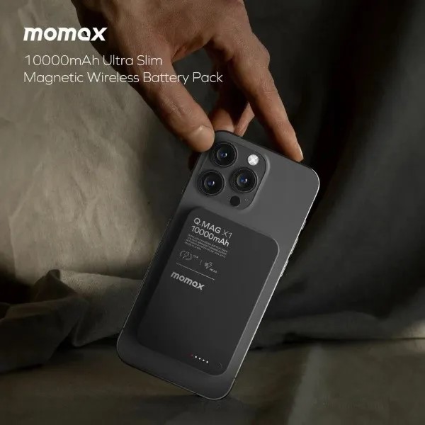 Батарея мобільна MOMAX Q.Mag X1 10000mAh 20W Black (IP117AD) · 5