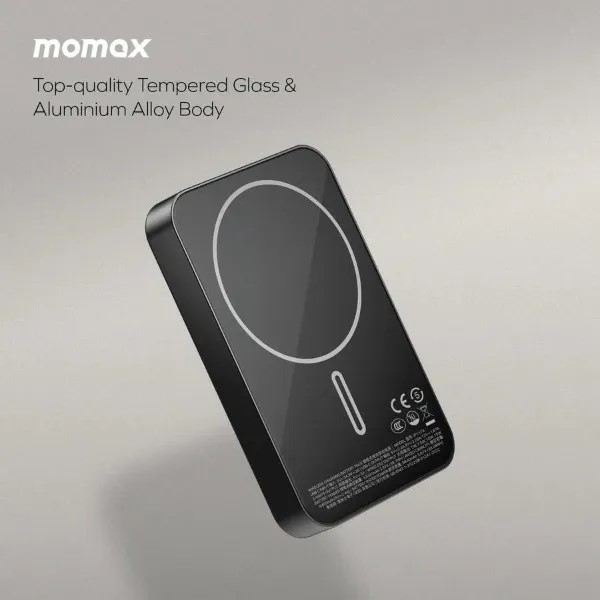 Батарея мобільна MOMAX Q.Mag X1 10000mAh 20W Black (IP117AD) · 6