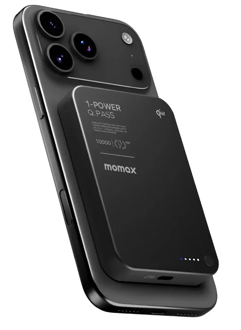 Батарея мобільна MOMAX Q.Mag X1 Qi2 10000mAh 20W Black (IP136Q2D) · 2