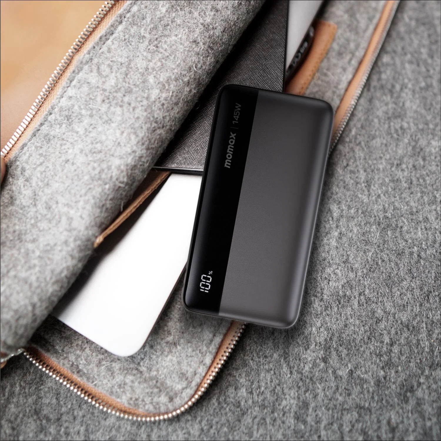 Батарея мобільна MOMAX 1-Power Ultra 25000mAh 145W Black (IP150D) · 6