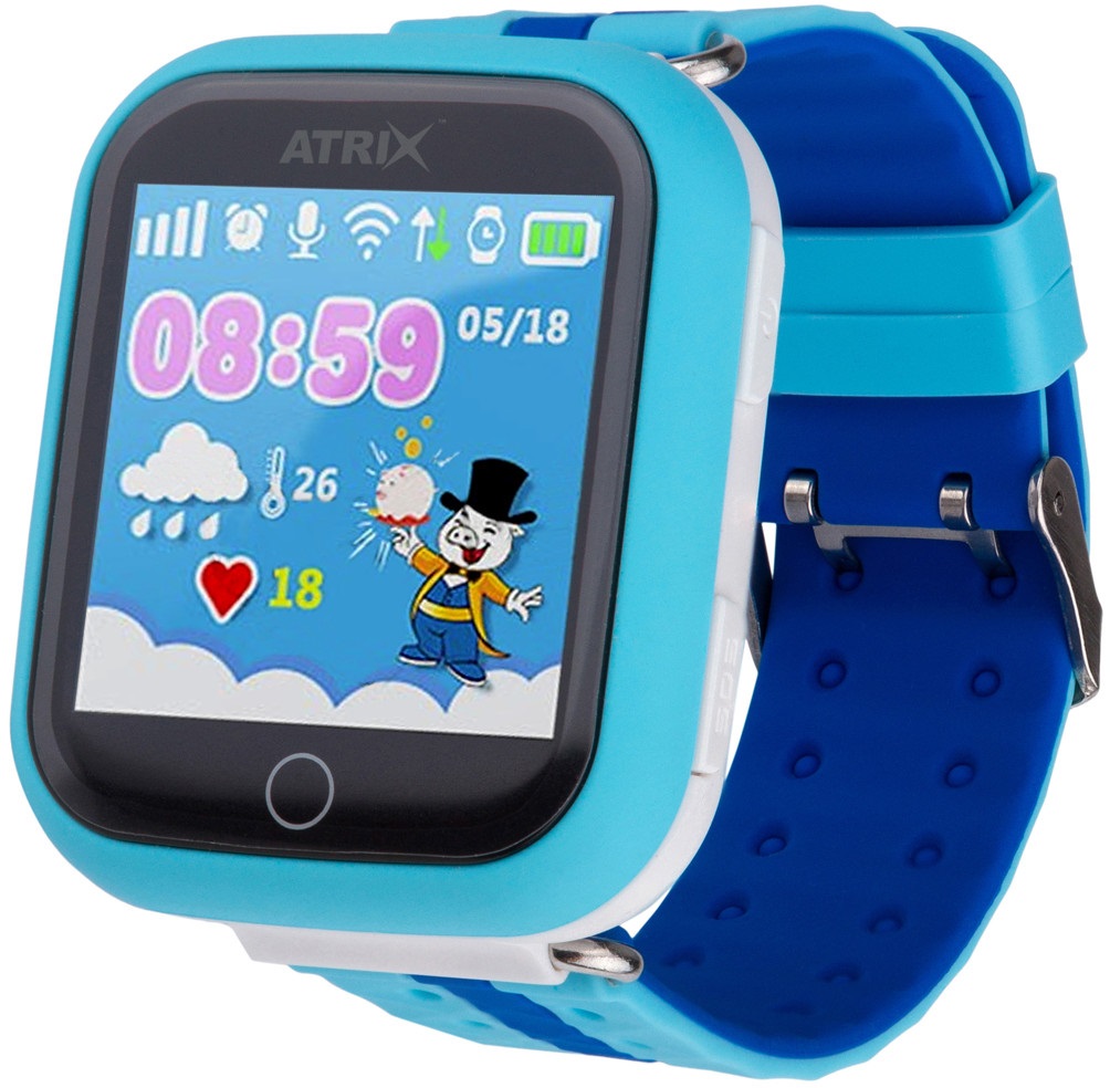 Смарт-часы ATRIX Smartwatch iQ100 Touch Blue в Киеве