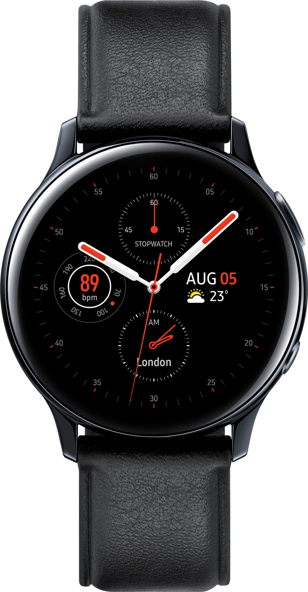 Акція на Смарт-часы SAMSUNG Galaxy Watch Active 2 40mm SS Black (SM-R830NSKASEK) від Eldorado