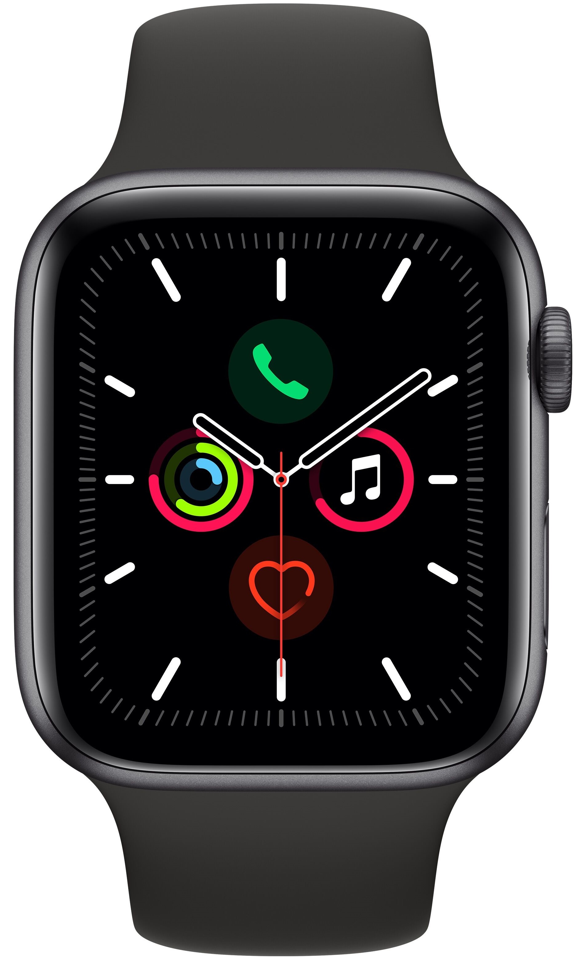 Акція на Смарт-часы Apple Watch Series 5 GPS 44mm Grey Aluminium Case Sport Band (MWVF2) від Eldorado