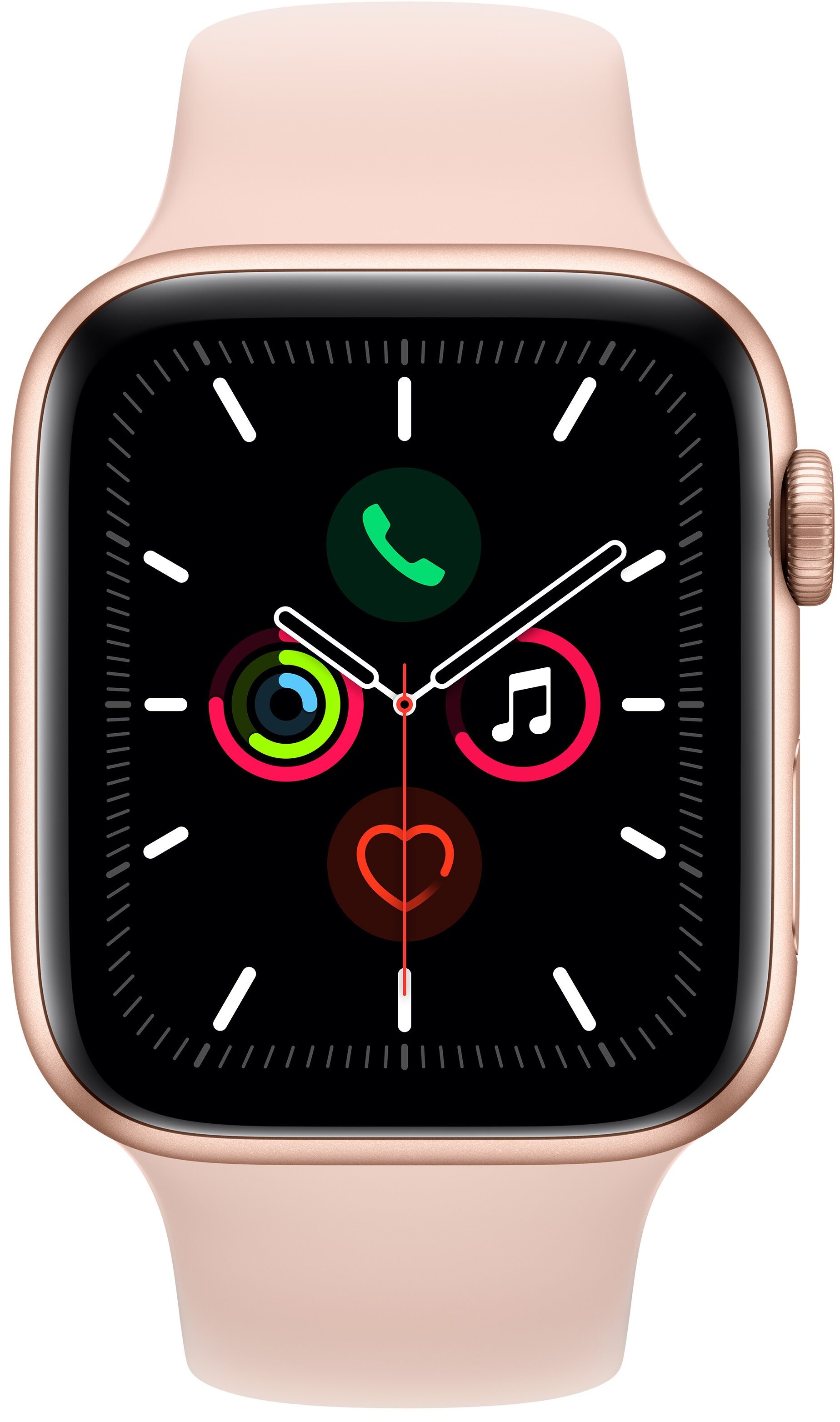 

Смарт-часы Apple Watch Series 5 GPS 44mm Gold Aluminium Case Sport Band (MWVE2)