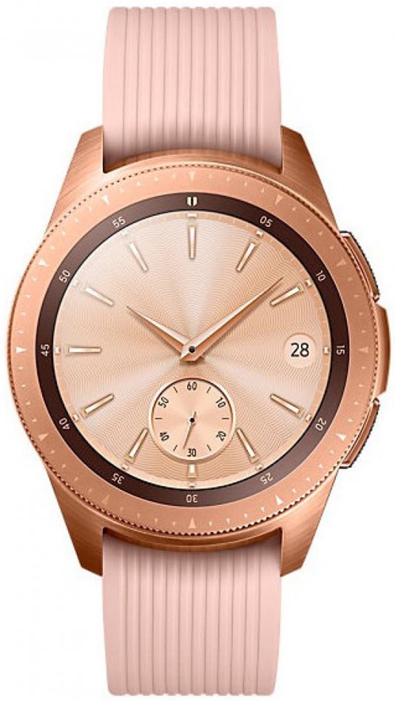 Акція на Смарт-часы SAMSUNG Galaxy Watch 42мм Gold (SM-R810NZDASEK) від Eldorado