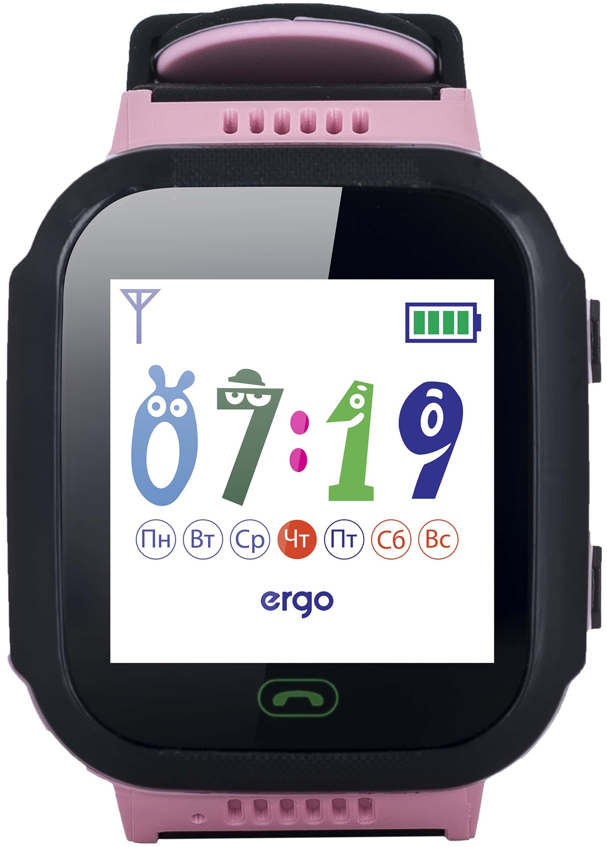Детские часы ERGO J020 GPS Tracker Pink (GPSJ020P) в Киеве
