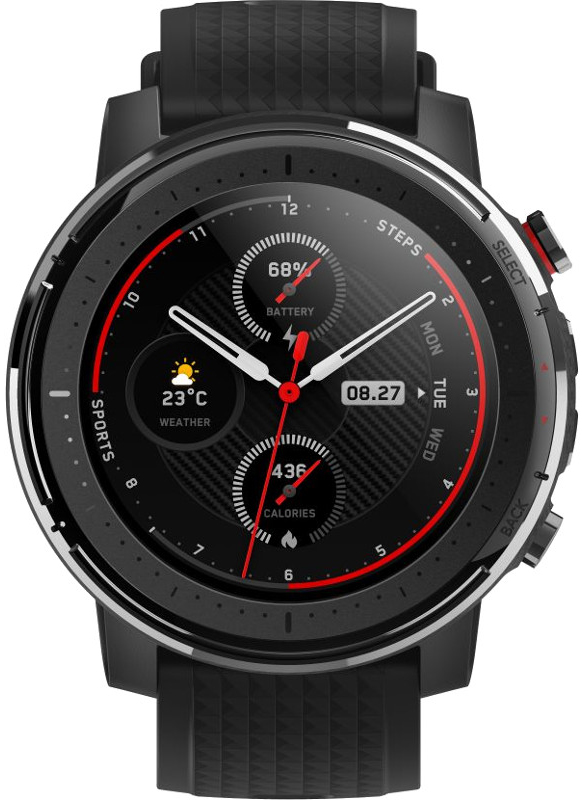 Смарт-часы AMAZFIT Stratos 3 Black в Киеве