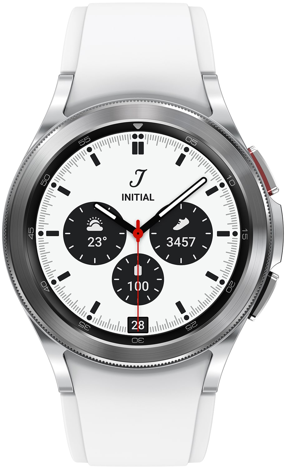 Смарт-часы SAMSUNG Galaxy Watch 4 Classic 42mm Silver (SM-R880NZSASEK) в Киеве