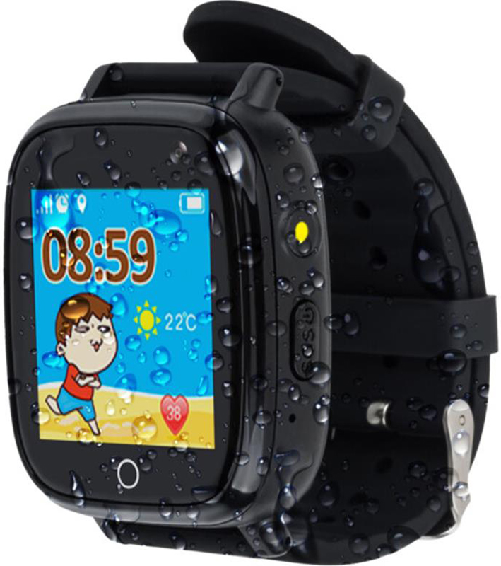 Детские смарт-часы AMIGO GO001 iP67 Black в Киеве
