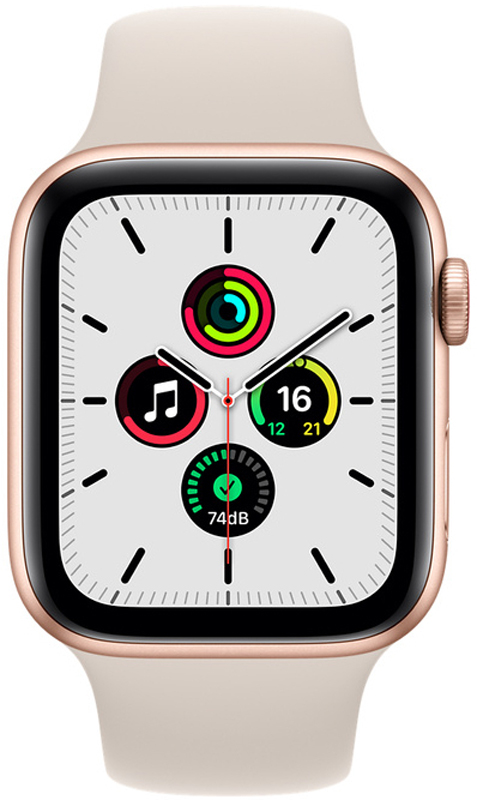 Смарт-годинник Apple Watch SE 44 mm Gold (MKQ53UL/A) в Києві
