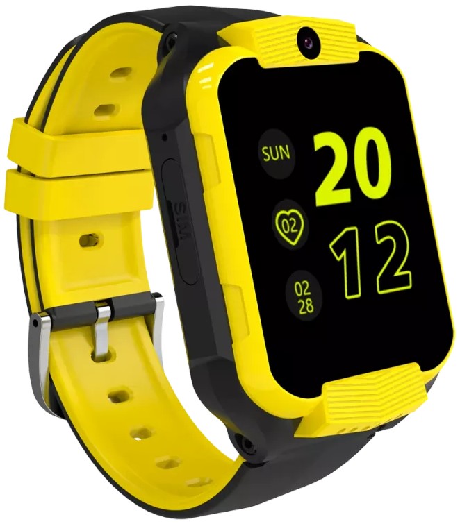 Дитячий смарт-годинник CANYON Cindy KW-41 Yellow-Black (CNE-KW41YB) · 2