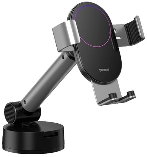 Тримач BASEUS Simplism gravity car mount Срібний (SUYL-JY0S) в Києві