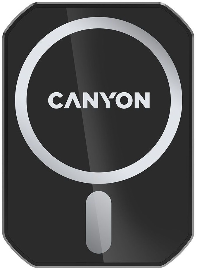 Автотримач CANYON C-15-01 Magnetic Car Holder Black (CNE-CCA15B01) · 2