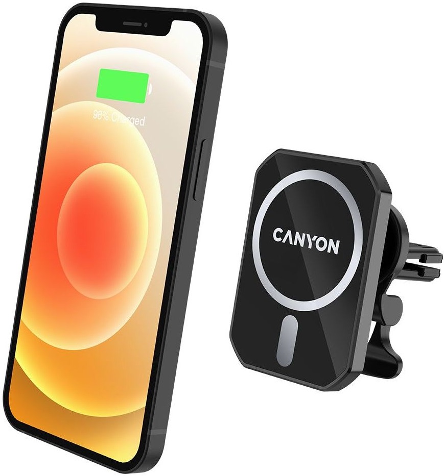 Автотримач CANYON C-15-01 Magnetic Car Holder Black (CNE-CCA15B01) · 3