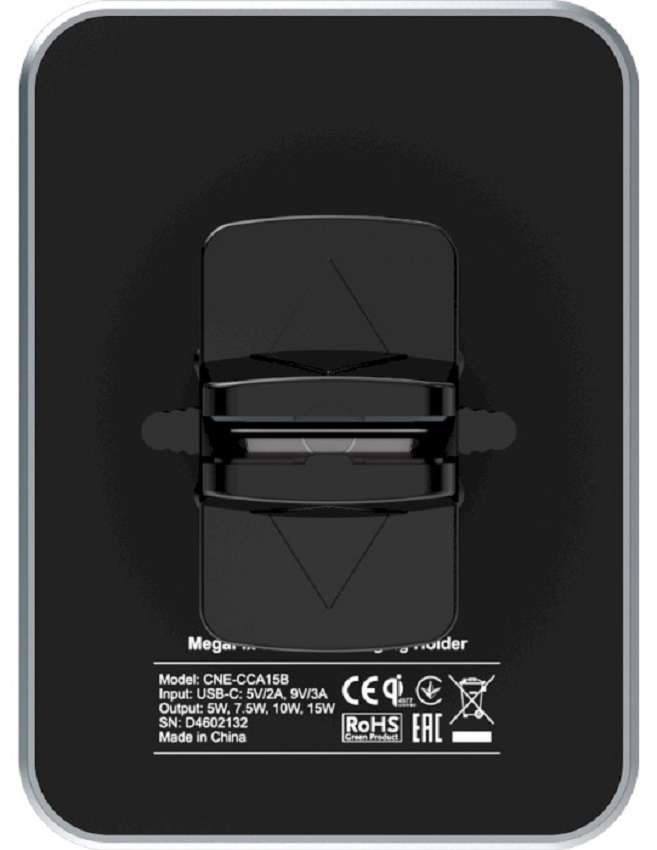 Автотримач CANYON Car holder MegaFix C-15 Black (CNE-CCA15B) · 3