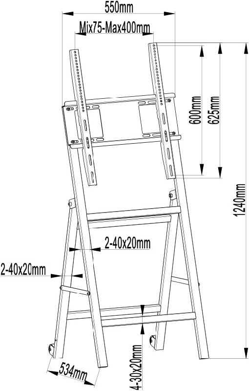 Стійка CHARMOUNT PS64 · 6