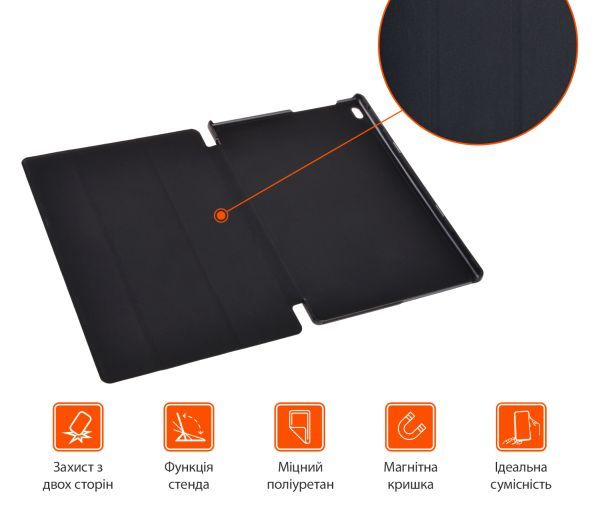 Чохол на планшет 2E для Lenovo Tab 4 10" Case Black (2E-L-T410-MCCBB) · 6