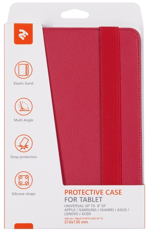 Чохол на планшет 2E універсальний 8.4" Red (2E-UNI-7-8.4-MCCRD) · 4
