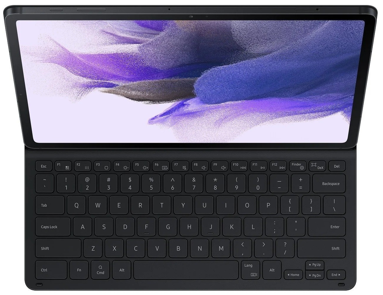 ᐉ Чохол-клавіатура SAMSUNG Tab S7 FE Slim - Black (EF-DT730BBRGRU ...