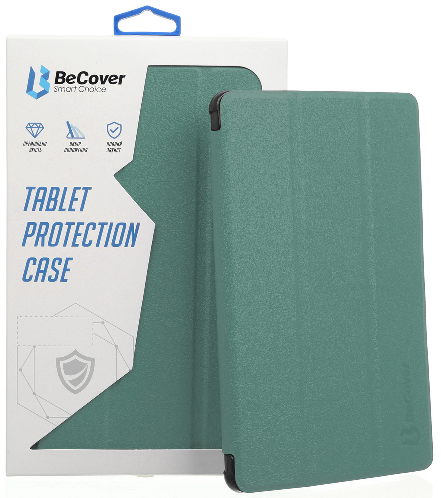 Чохол на планшет BECOVER Smart Case для Lenovo Tab P11/P11 Plus Dark Green (706098) · 5