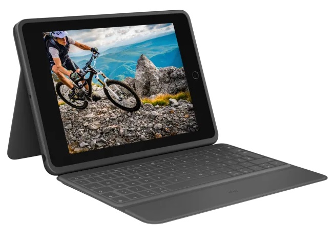 Чехол-клавиатура LOGITECH Rugged Folio для Apple iPad 10.2" Graphite (920-009319) в Киеве