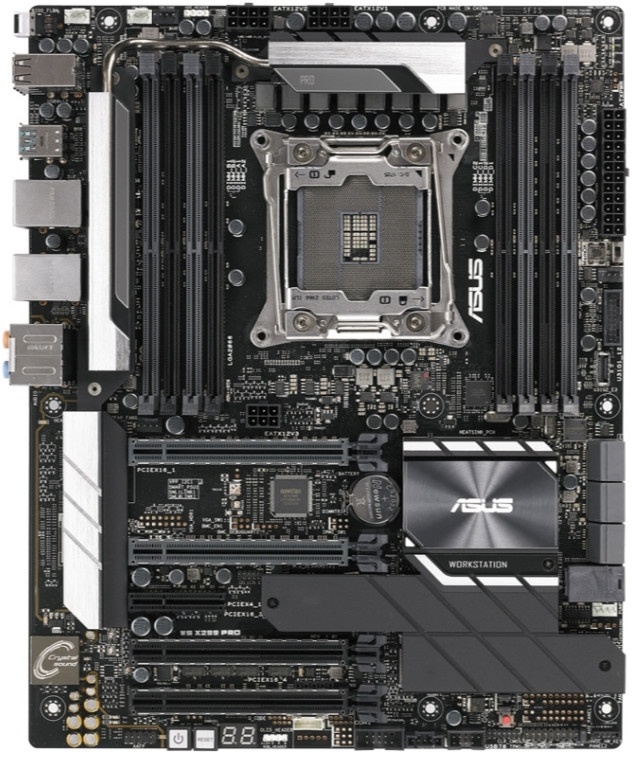 

Материнcкая плата ASUS WS X299 PRO (s2066, X299) ATX