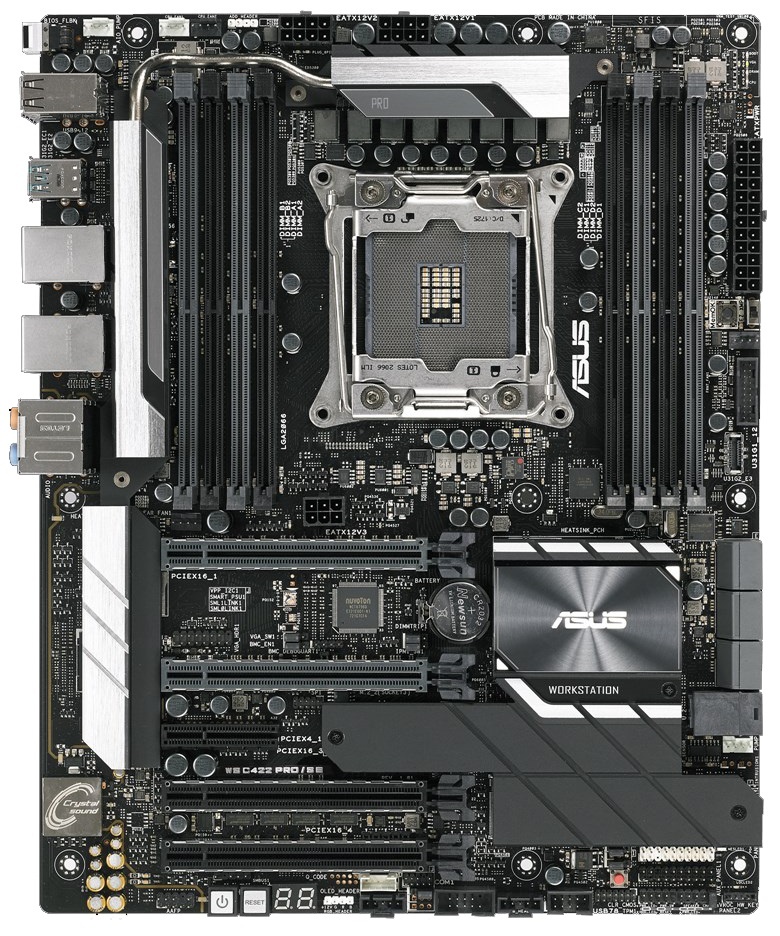 

Материнcкая плата ASUS WS C422 PRO/SE (s2066, X299) ATX