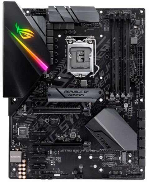 

Материнская плата ASUS ROG STRIX B360-F GAMING (s1151 B360) ATX
