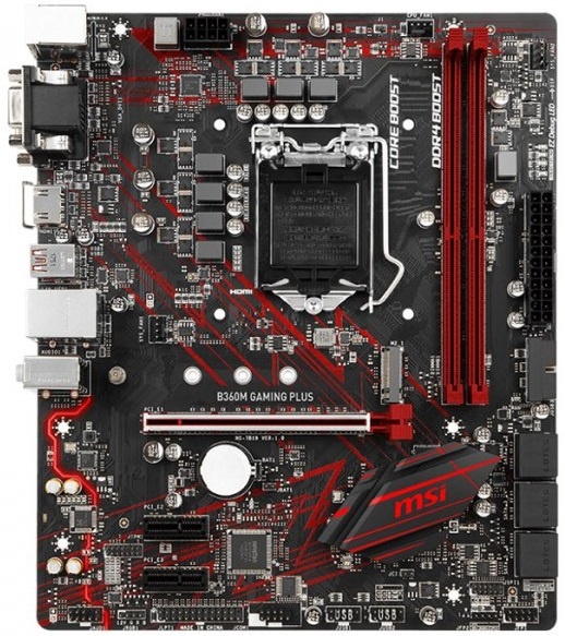 

Материнcкая плата MSI B360M GAMING PLUS (s1151 B360) mATX