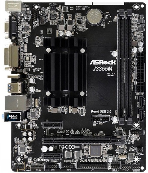 

Материнская плата ASRock J3355M (Celeron J3355 (2-2.5 GHz)) mATX
