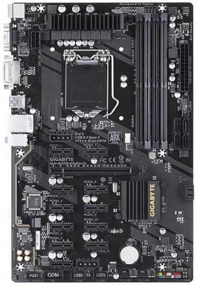 

Материнская плата GIGABYTE GA-B250-FinTech (s1151 B250) ATX