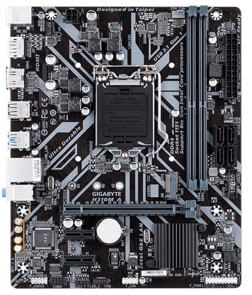 

Материнская плата Gigabyte H310M A (s1151 H310) mATX