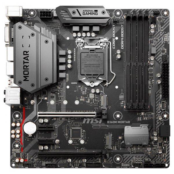

Материнская плата MSI B360M MORTAR (s1151 B360) mATX