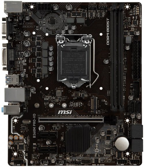 

Материнская плата MSI B360M PRO-VD (s1151, B360) mATX